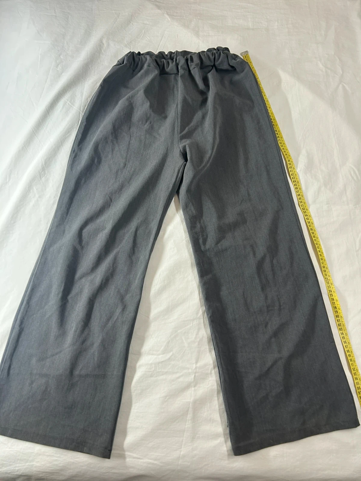 Pantalon ajusté gris vintage – photo 2